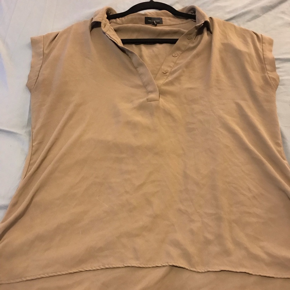 Short sleeve 3/4 button up